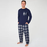 CityComfort Mens Pyjamas Set, Warm Teenagers Loungewear Winter Nightwear Long Sleeve PJs, Birthday Xmas Gifts for Men