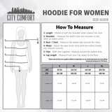 CityComfort Hoodies for Women - Fleece Hoodie for Women - Get Trend