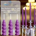 Dinner Candles - Pack of 3 Twisted Candles - Get Trend