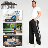 CityComfort Tracksuit Bottoms Men, Joggers with Zip Pockets Training Pants for Men - Get Trend