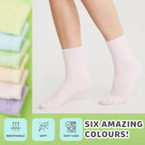 CityComfort Fluffy Socks Women Teenagers - Pack of 6 - Get Trend