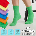 CityComfort Fluffy Socks Women Teenagers - Pack of 6 - Get Trend