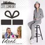 CityComfort Girls Tracksuit Set, 2 Piece Velour Hoodie and Tracksuit Bottoms Lounge Set - Get Trend