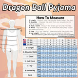 Dragon Ball Z Mens Long Pyjama Set, Soft Comfortable PJs Loungewear - Gifts for Men