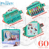 Disney Frozen Kids Art Set 40 Plus Pieces Kids Colouring Sets - Get Trend