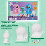 Disney Stitch Kids Paint Your Own Figure DIY Crafts - Pack of 3 - Stitch Gifts(Multi - 3 Pack)