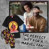 Marvel Deadpool and Wolverine Mens Pyjama Set, Soft Comfortable PJs Loungewear - Gifts for Men