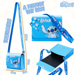 Disney Stitch Shoulder Bag for Kids Blue Girls Handbag - Get Trend