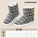 Dunlop Men's Slippers - Plush Boot Slippers for Men - Get Trend