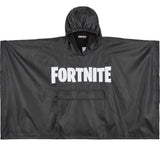 Fortnite Rain Poncho Boys Teenagers Waterproof Poncho with Hood and Fleece Lining Rainwear Packable Poncho