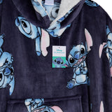 Disney Stitch Blanket Hoodie for Women and Teenagers - Get Trend