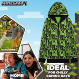 Minecraft Boys Hoodies - Reversible Hooded Sweatshirt for Kids - Get Trend