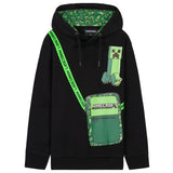 Minecraft Boys Hoodie - Creeper Hooded Sweatshirt - Get Trend