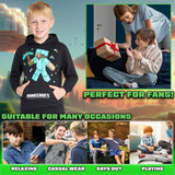 Minecraft Boys Tracksuit Set Comfy Loungewear Activewear - Gaming Gifts for Boys