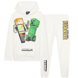 Minecraft Boys Tracksuit Set Comfy Loungewear Activewear - Gaming Gifts for Boys