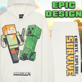 Minecraft Boys Tracksuit Set Comfy Loungewear Activewear - Gaming Gifts for Boys