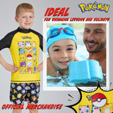 Pokemon Boys 2 Piece Swimwear Set, Swimming Top and Boys Swim Trunks - Get Trend