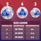 England FA Football - Soccer Ball for Adults & Teenagers - Size 5 - Get Trend