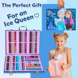 Disney Art Set for Kids 130+ Pieces Frozen Colouring Pencils - Frozen - Get Trend