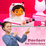 Gabby's Dollhouse Paint Your Own Plaster Figures Set of 2 for Girls DIY Crafts Art Set Activity - Gifts for Girls