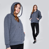 CityComfort Womens Hoodie with Fleece Lining Zip - Get Trend