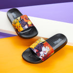 Pokemon Boys Sliders, Beach or Pool Shoes for Kids - Black/Orange - Get Trend