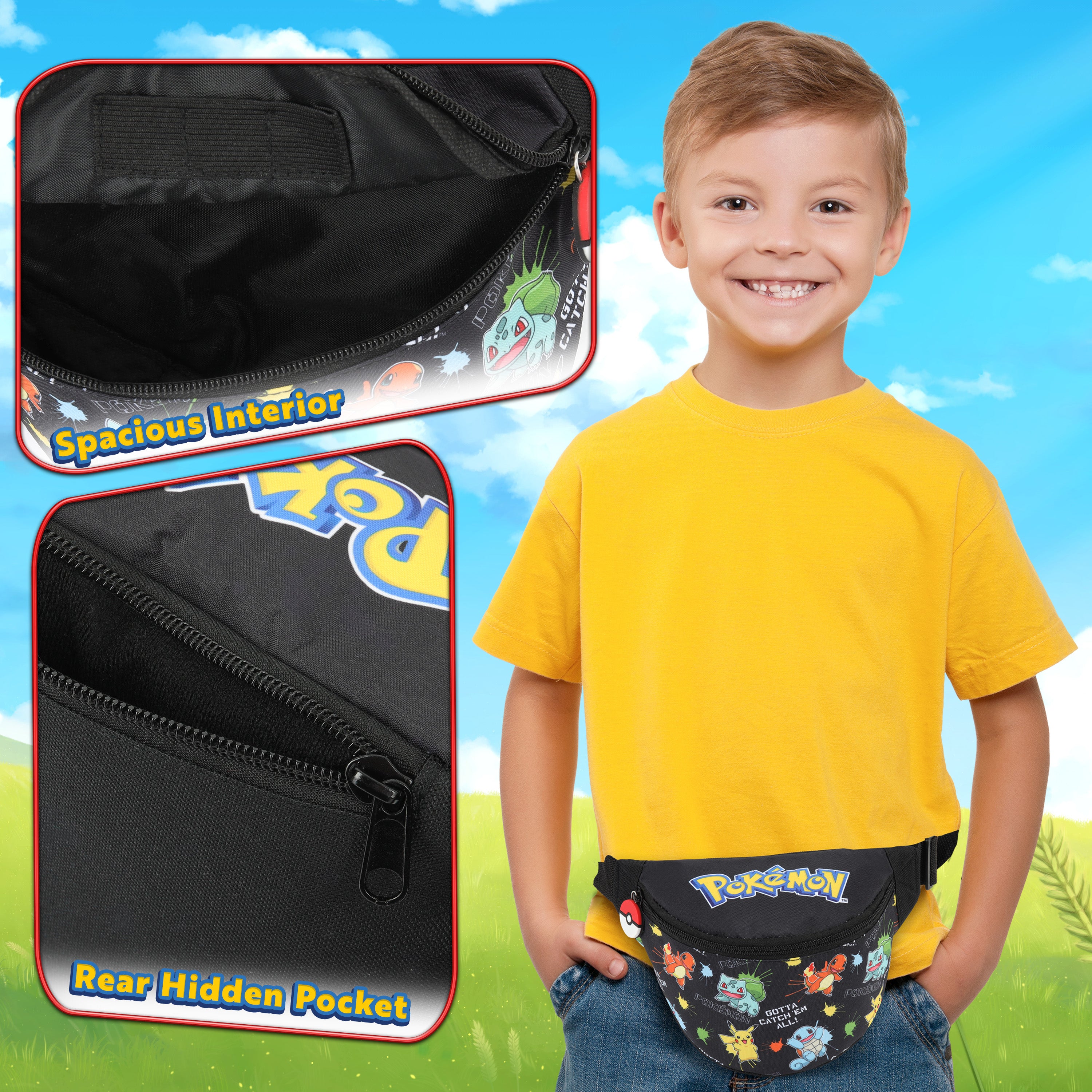 Pokemon Bag Kids Bum Bag, Pokemon Bum Bag for  Boys & Girls - Get Trend