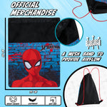 Disney Kids Drawstring Bags - Swimming Bag, School PE Bag - Spiderman - Get Trend