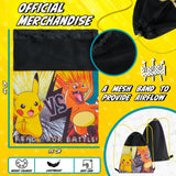 Pokemon Kids Drawstring Bags - Pikachu Swimming Bag, School, Sports, PE Bag - Get Trend