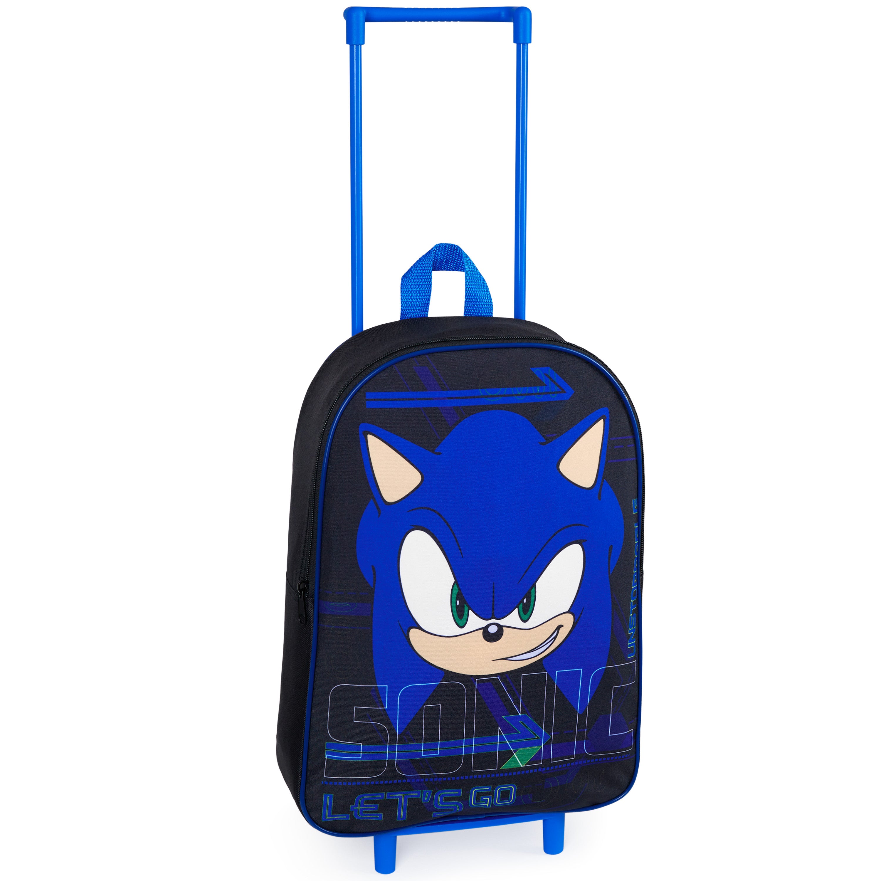 Sonic The Hedgehog Suitcase - Foldable Trolley Bag - Get Trend