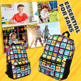 Pokemon Kids Backpack with Water Bottle Pocket for School, Sports, Travel - Anime Gifts