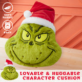 The Grinch 3D Plush Pillow Cushion for Bed, Sofa, Christmas Decor 52x34.5x10.5cm