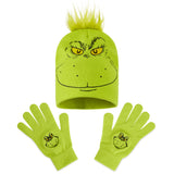 The Grinch Hat Scarf and Gloves Ladies Winter Accessories, Funny Hat Hand Warmer Long Hat Mitten - Gifts for Her