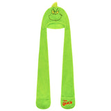 The Grinch Hat Scarf and Gloves Ladies Winter Accessories, Funny Hat Hand Warmer Long Hat Mitten - Gifts for Her