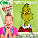 The Grinch Fleece Bed Blanket, Soft Bed Throw 150 x 130cm - Festive Gifts