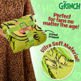 The Grinch Fleece Bed Blanket, Soft Bed Throw 150 x 130cm - Festive Gifts