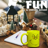 The Grinch Mug and Socks Gift Set Calf Socks and 340ml Mug - Gifts for Her