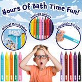 Bluey Bath Crayons Colouring Set 10 Water Crayons 2 Sponges Bath Toys for Kids