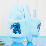 Disney Stitch Girls Fluffy Slippers, Comfy Mule House Shoes - Stitch Gifts for Girls