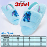 Disney Stitch Girls Fluffy Slippers, Comfy Mule House Shoes - Stitch Gifts for Girls