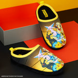 Pokemon Boys Slippers, Cosy Slip on House Shoes with Non Slip Sole - Gifts for Gamers