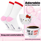 Hello Kitty Mug and Socks Gift Set for Women Calf Socks and Mug - Womens Gifts