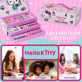 Hello Kitty Art Set for Kids, Painting, Drawing and Colouring Art Supplies in Carry Case