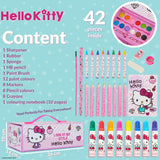 Hello Kitty Art Set for Kids, Painting, Drawing and Colouring Art Supplies in Carry Case