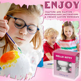 Hello Kitty Paint Your Own Plaster Figure Set -  DIY Crafts Art Set Activity