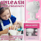 Hello Kitty Paint Your Own Plaster Figure Set -  DIY Crafts Art Set Activity