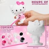 Hello Kitty Paint Your Own Plaster Figure Set -  DIY Crafts Art Set Activity