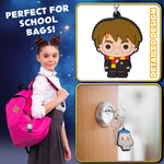 Harry Potter Keyrings for Kids, Mini Figures Set of 7 Keychain Harry Potter Characters - Get Trend