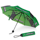 Minecraft Telescopic Umbrella - Folding Umbrella Lightweight for Travel School