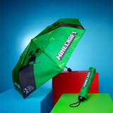 Minecraft Telescopic Umbrella - Folding Umbrella Lightweight for Travel School